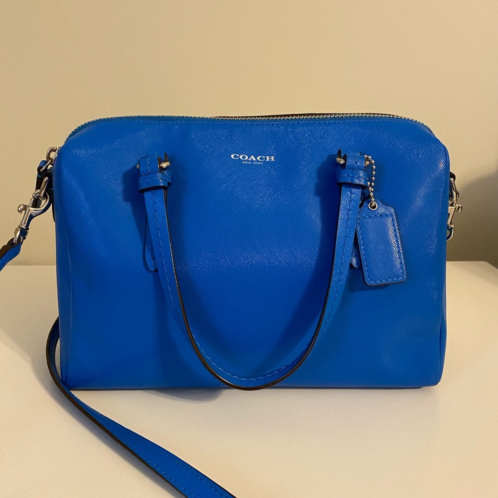 Coach Satchel in Blue EUC